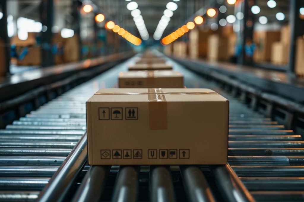 Global logistics shift from micro-parcels to consolidated freight after policy changes—map with China, EU, North America hubs