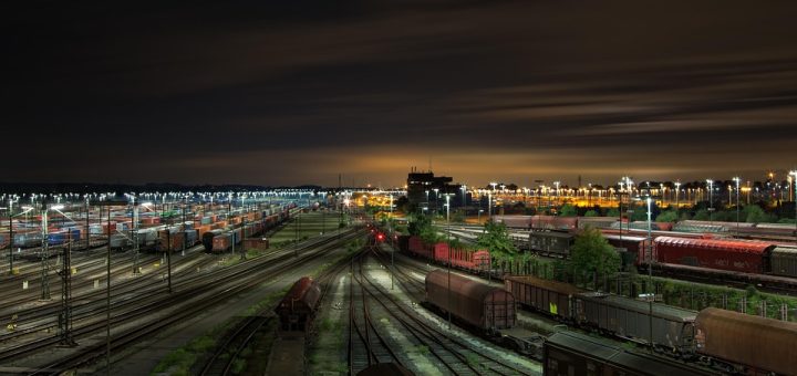 Chart comparing sea, rail and air shipping modes from China to Europe: cost per unit, transit time and best-fit scenarios.